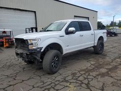 Salvage cars for sale at Woodburn, OR auction: 2017 Ford F150 Supercrew