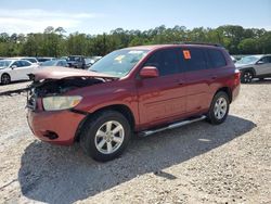 Salvage cars for sale at Houston, TX auction: 2008 Toyota Highlander
