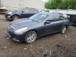 Salvage cars for sale at West Mifflin, PA auction: 2011 Infiniti G25