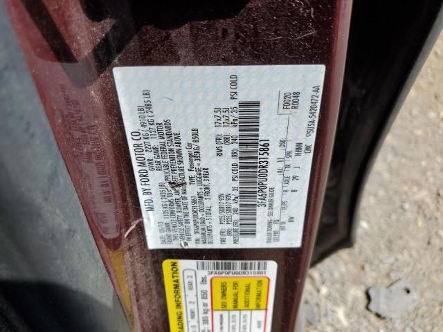 2013 Ford Fusion SE Phev