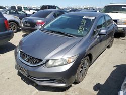 Salvage cars for sale from Copart Martinez, CA: 2013 Honda Civic EX