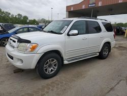 Salvage cars for sale at Fort Wayne, IN auction: 2007 Toyota Sequoia Limited