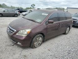 Salvage cars for sale at Hueytown, AL auction: 2007 Honda Odyssey Touring