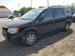 Salvage cars for sale from Copart Columbus, OH: 2010 Chrysler Town & Country LX