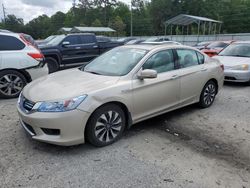 Salvage cars for sale from Copart Savannah, GA: 2014 Honda Accord Touring Hybrid