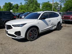 Salvage cars for sale at Marlboro, NY auction: 2022 Acura MDX Type S Advance