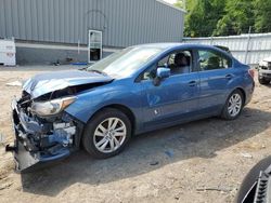 Salvage cars for sale at West Mifflin, PA auction: 2016 Subaru Impreza Premium