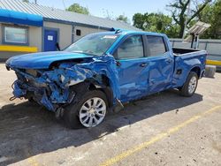 Salvage cars for sale at Wichita, KS auction: 2022 Chevrolet Silverado K1500 Custom