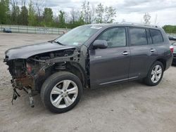 Toyota Highlander salvage cars for sale: 2010 Toyota Highlander Limited