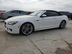 Salvage cars for sale at Grand Prairie, TX auction: 2014 BMW 640 I