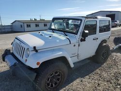 Jeep Wrangler Sahara salvage cars for sale: 2013 Jeep Wrangler Sahara