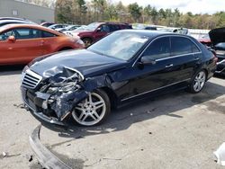 Salvage cars for sale from Copart Exeter, RI: 2013 Mercedes-Benz E 350 4matic