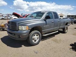 Salvage cars for sale at Brighton, CO auction: 2003 Dodge RAM 2500 ST