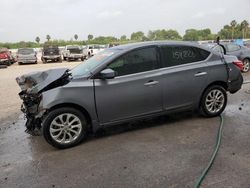 Salvage cars for sale from Copart Mercedes, TX: 2018 Nissan Sentra S