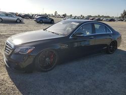 Mercedes-Benz s-Class salvage cars for sale: 2018 Mercedes-Benz S 63 AMG 4matic
