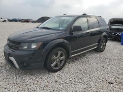 Salvage cars for sale from Copart Temple, TX: 2017 Dodge Journey Crossroad