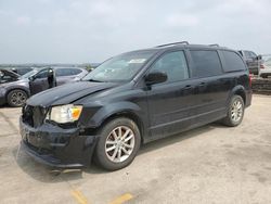 Salvage cars for sale at Grand Prairie, TX auction: 2014 Dodge Grand Caravan SXT