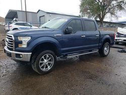 Salvage cars for sale from Copart Albuquerque, NM: 2016 Ford F150 Supercrew