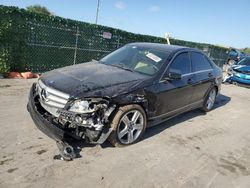 Salvage cars for sale at Orlando, FL auction: 2010 Mercedes-Benz C300