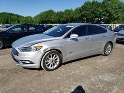 Salvage cars for sale at North Billerica, MA auction: 2017 Ford Fusion SE Phev