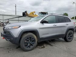 Jeep salvage cars for sale: 2018 Jeep Cherokee Trailhawk