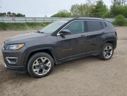 Jeep Compass Limited salvage cars for sale: 2018 Jeep Compass Limited