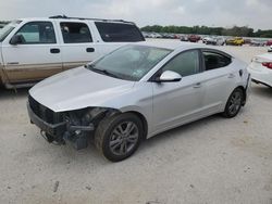 Salvage cars for sale from Copart San Antonio, TX: 2018 Hyundai Elantra SEL