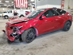 Salvage cars for sale at Blaine, MN auction: 2024 Tesla Model Y