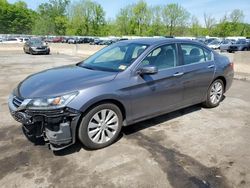 Salvage cars for sale at auction: 2015 Honda Accord EX