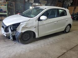 Salvage cars for sale from Copart Albany, NY: 2017 Mitsubishi Mirage ES