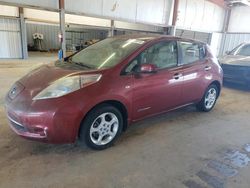Salvage cars for sale from Copart Mocksville, NC: 2012 Nissan Leaf SV