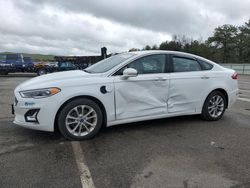 Salvage cars for sale at Brookhaven, NY auction: 2020 Ford Fusion Titanium