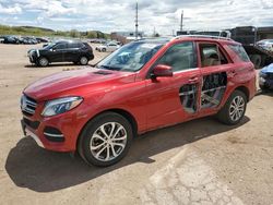 Mercedes-Benz salvage cars for sale: 2016 Mercedes-Benz GLE 350 4matic