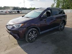 Salvage cars for sale at Dunn, NC auction: 2018 Toyota Rav4 LE