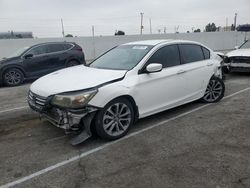 Salvage cars for sale at Van Nuys, CA auction: 2015 Honda Accord Sport