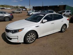 Salvage cars for sale at Colorado Springs, CO auction: 2016 KIA Optima EX
