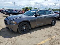 Salvage cars for sale from Copart Woodhaven, MI: 2014 Dodge Charger Police