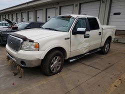 Ford salvage cars for sale: 2007 Ford F150 Supercrew