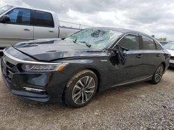 Salvage cars for sale from Copart Houston, TX: 2019 Honda Accord Hybrid EXL
