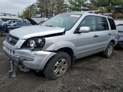 Salvage cars for sale at New Britain, CT auction: 2005 Honda Pilot EXL