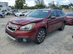 Salvage cars for sale at Opa Locka, FL auction: 2015 Subaru Outback 3.6R Limited