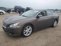 Salvage cars for sale at Houston, TX auction: 2012 Nissan Maxima S