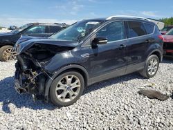 Salvage cars for sale at Wayland, MI auction: 2014 Ford Escape Titanium