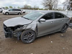 Salvage cars for sale from Copart London, ON: 2021 KIA Forte EX