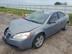 Pontiac salvage cars for sale: 2008 Pontiac G6 Base