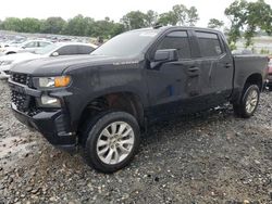 Salvage cars for sale at Byron, GA auction: 2019 Chevrolet Silverado K1500 Custom