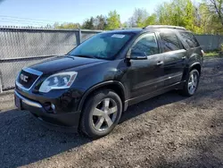 Salvage cars for sale at Cookstown, ON auction: 2012 GMC Acadia SLT-1