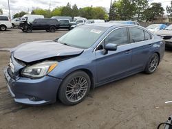 Salvage cars for sale from Copart Denver, CO: 2015 Subaru Legacy 2.5I Limited