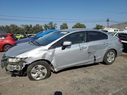 Salvage cars for sale at Colton, CA auction: 2015 Honda Civic LX