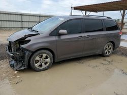 Salvage cars for sale at Temple, TX auction: 2013 Toyota Sienna LE